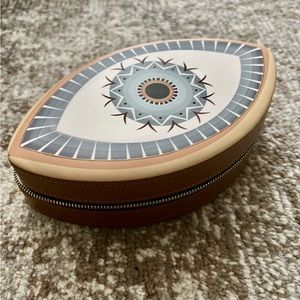 Karma and luck Sparkling Glance Evil Eye Travel Jewelry Case